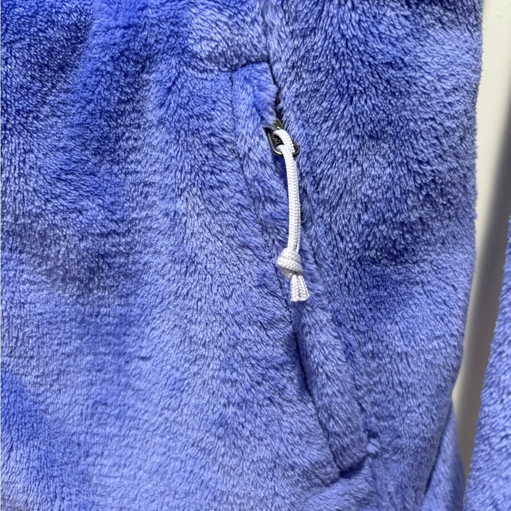 The North Face Purple zip up fleece jacket, size small - Picture 4 of 8
